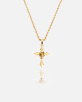 Skull Cross Pendant - Gold - Cernucci