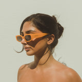 Slim Sunglasses - Orange - Cernucci