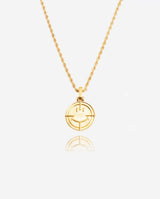 Smiley Pendant - Gold - Cernucci