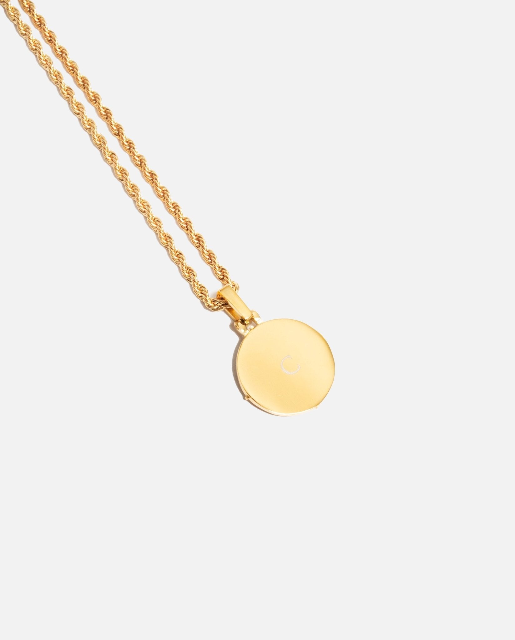 Smiley Pendant - Gold - Cernucci