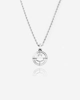 Smiley Pendant - White Gold - Cernucci