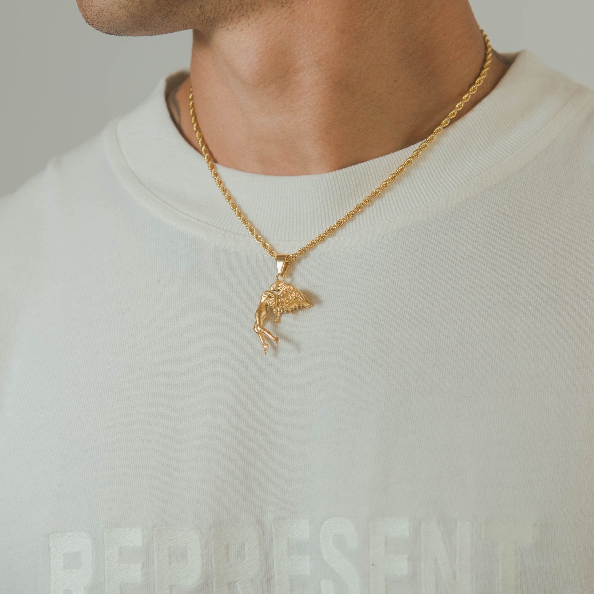 Spirit of Icarus Pendant - Gold - Cernucci