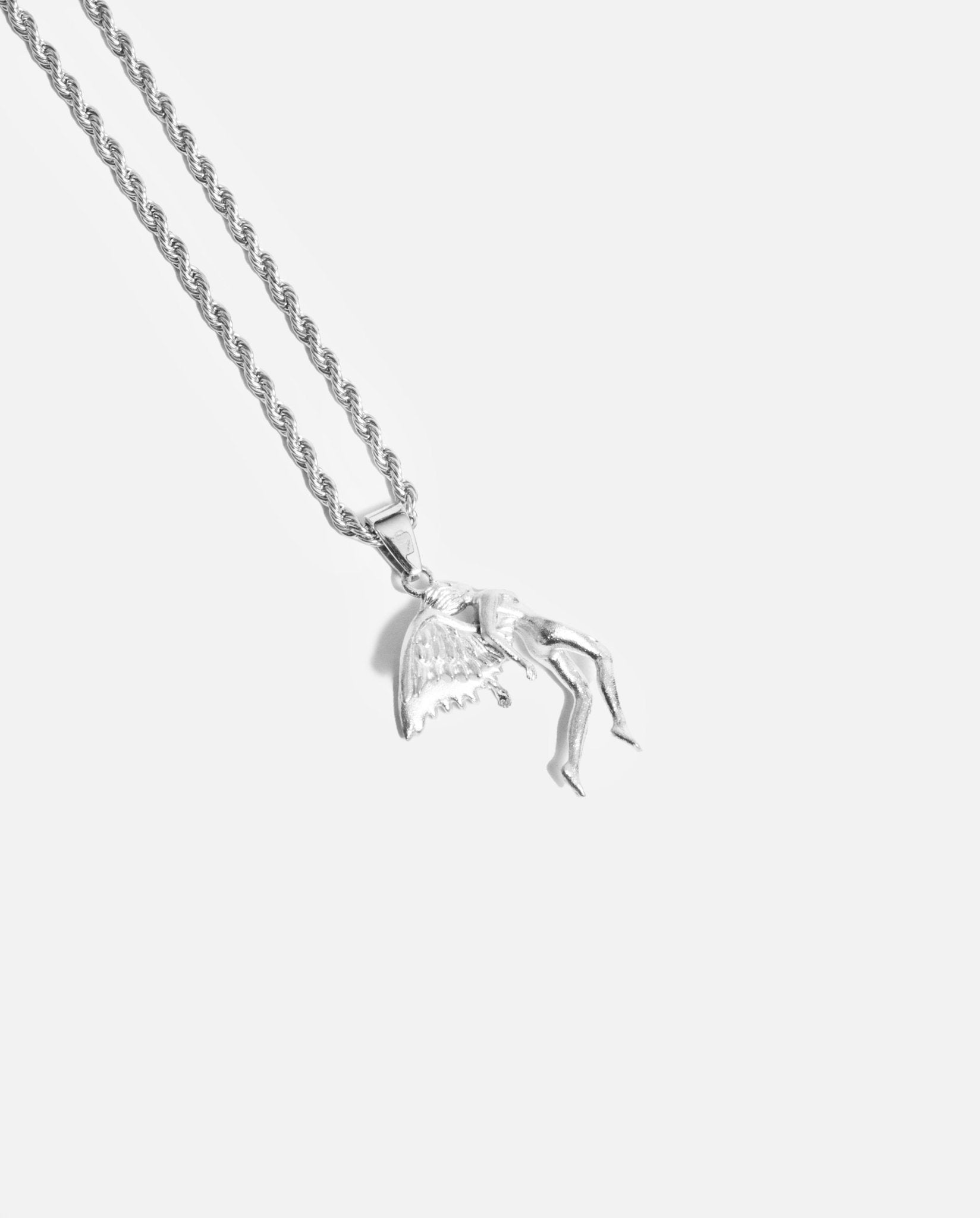 Spirit of Icarus Pendant - White Gold - Cernucci