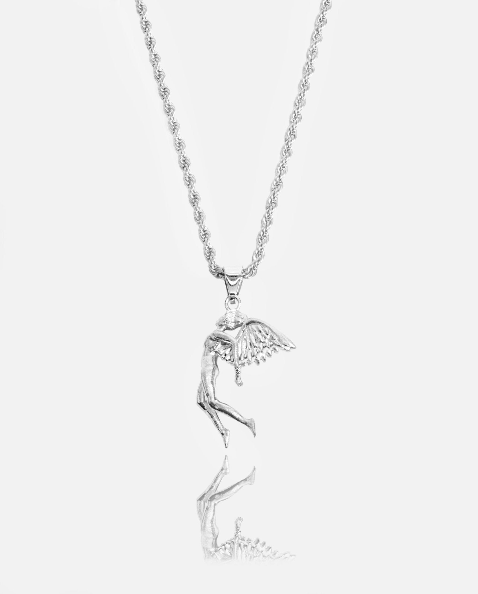 Spirit of Icarus Pendant - White Gold - Cernucci