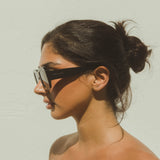 Square Sunglasses - Black - Cernucci