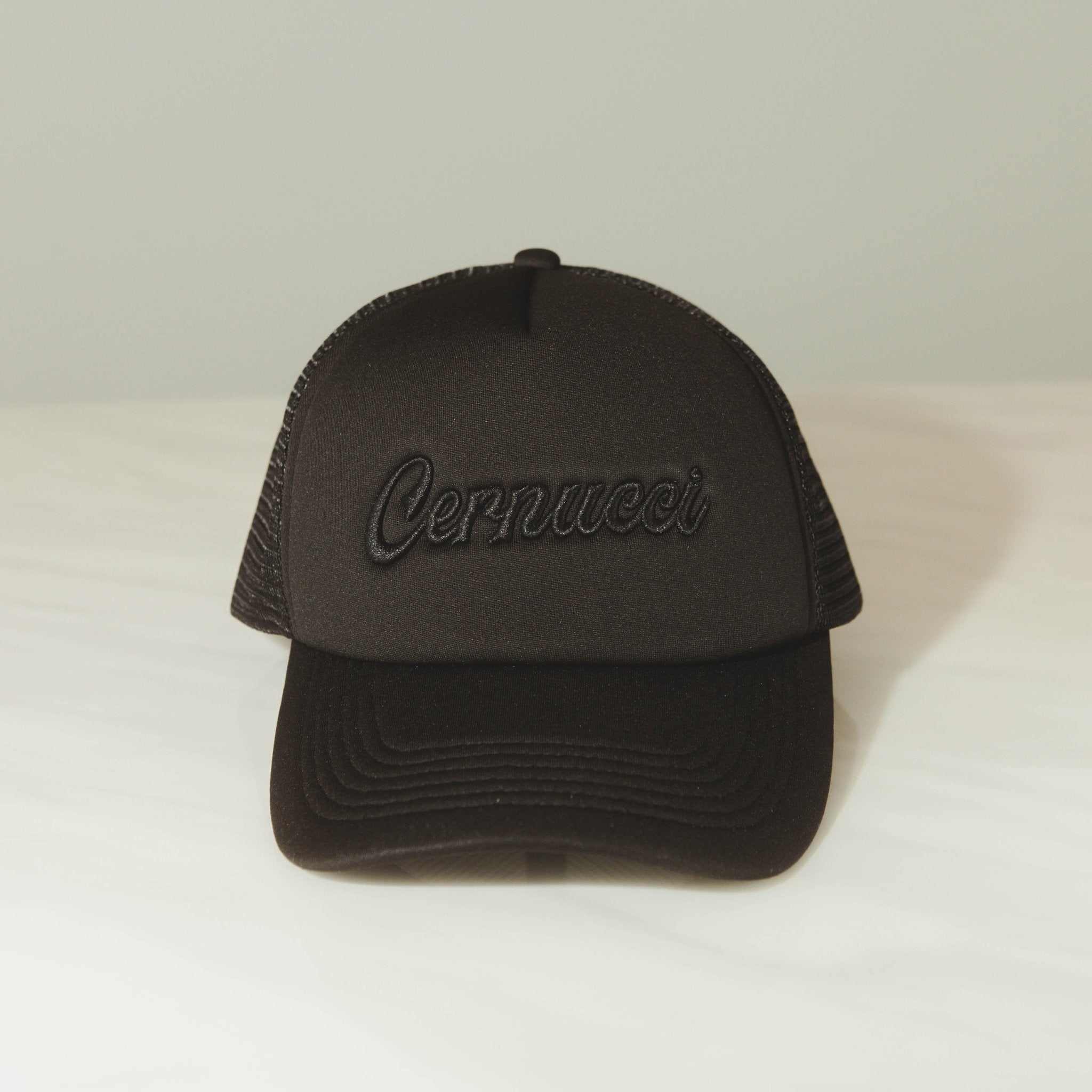 Trucker Hat - All Black - Cernucci