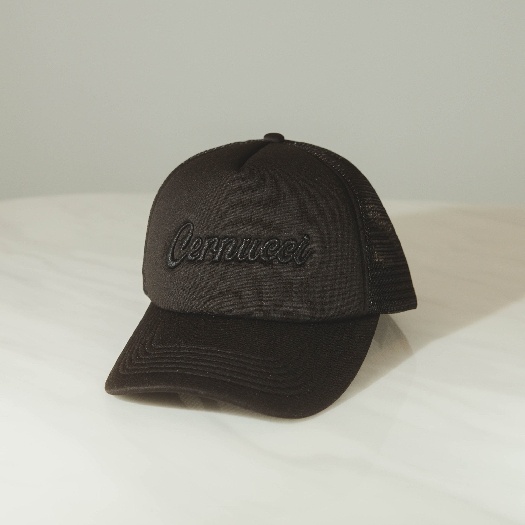 Trucker Hat - All Black - Cernucci