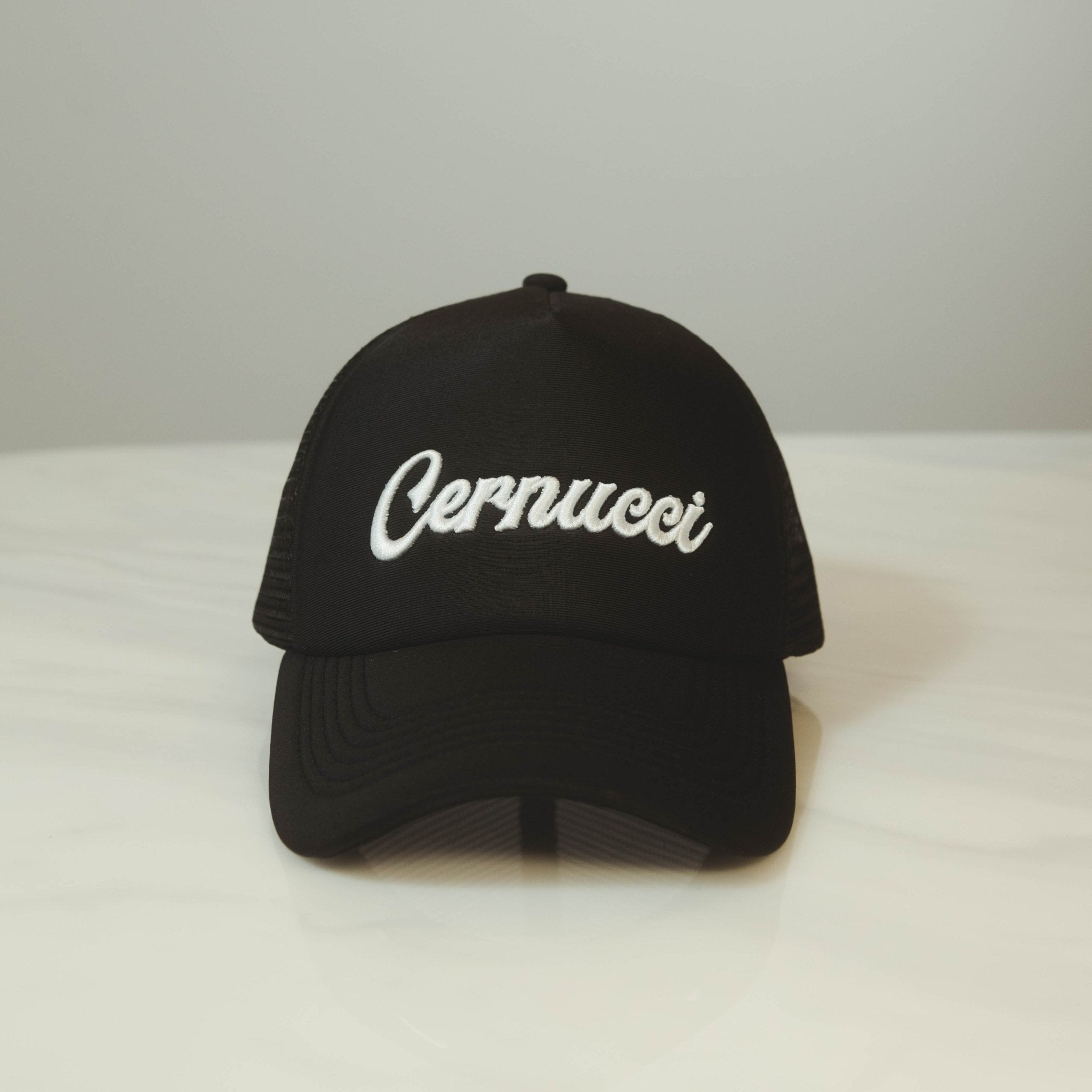 Trucker Hat - Black - Cernucci