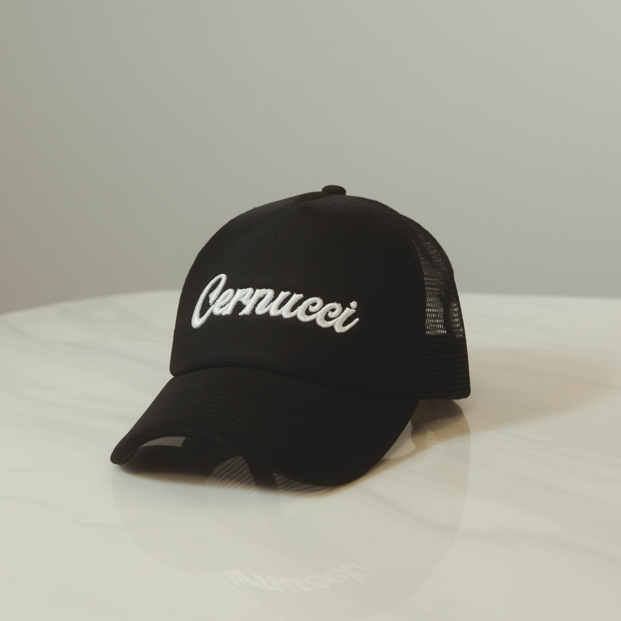 Trucker Hat - Black - Cernucci