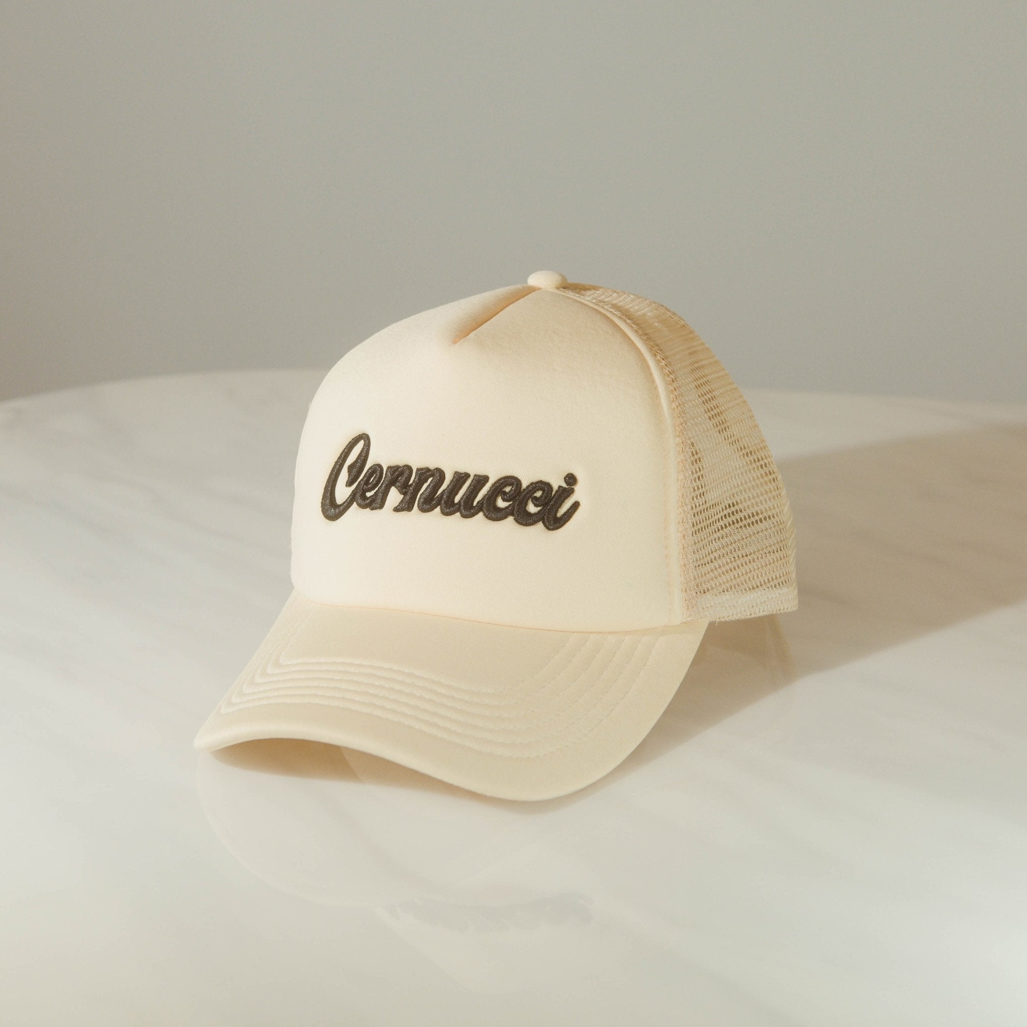 Trucker Hat - Ecru - Cernucci