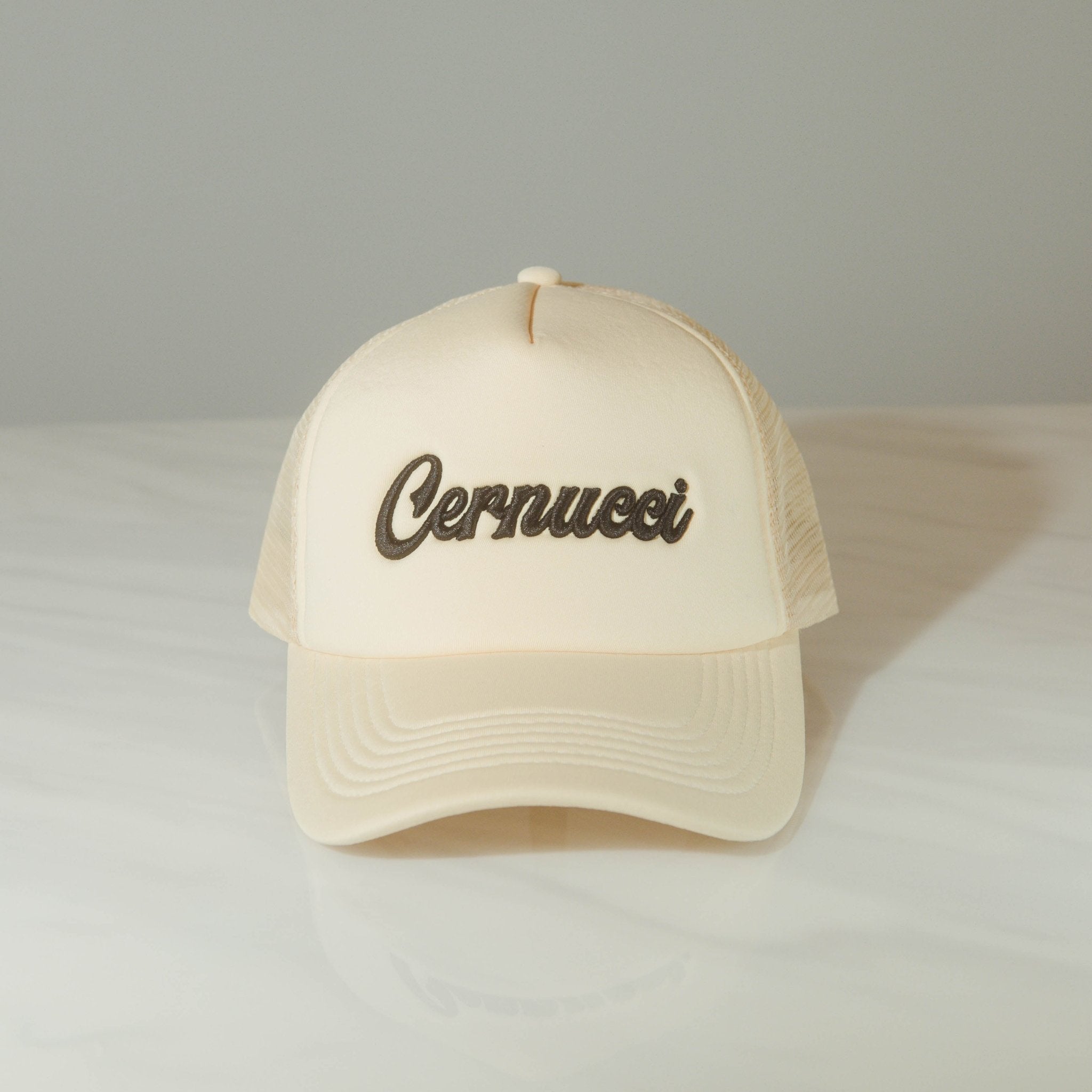 Trucker Hat - Ecru - Cernucci