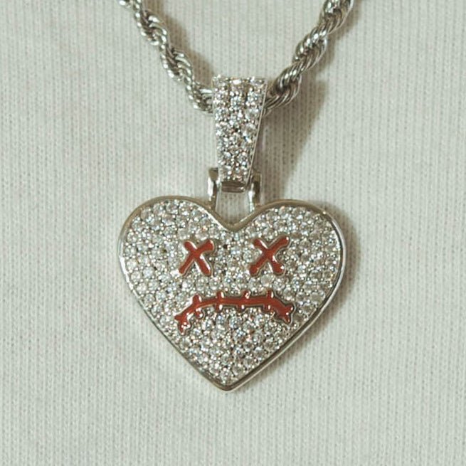 Upset Heart Pendant - Cernucci