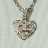 Upset Heart Pendant - Cernucci