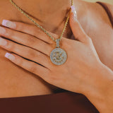 Virgo Zodiac Pendant - Gold - Cernucci