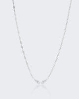 Wings Necklace - White Gold - Cernucci