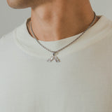 Wings Pendant - White Gold - Cernucci